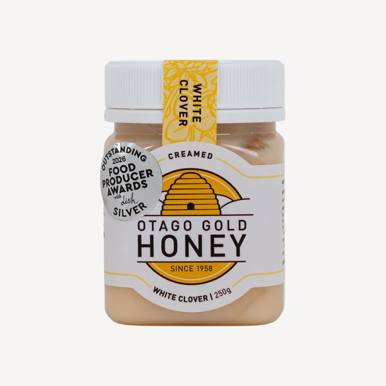 Otago Gold Honey White Clover 250g