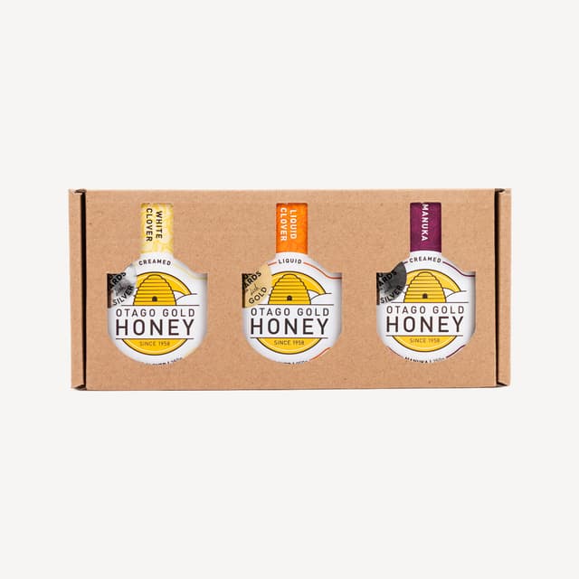 Otago Gold Honey Medal Selection Gift Pack 750g