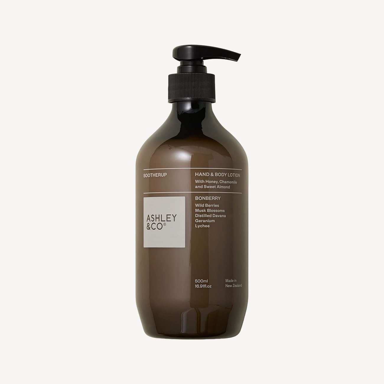 Ashley & Co Sootherup Hand & Body Lotion Bonberry 500ml