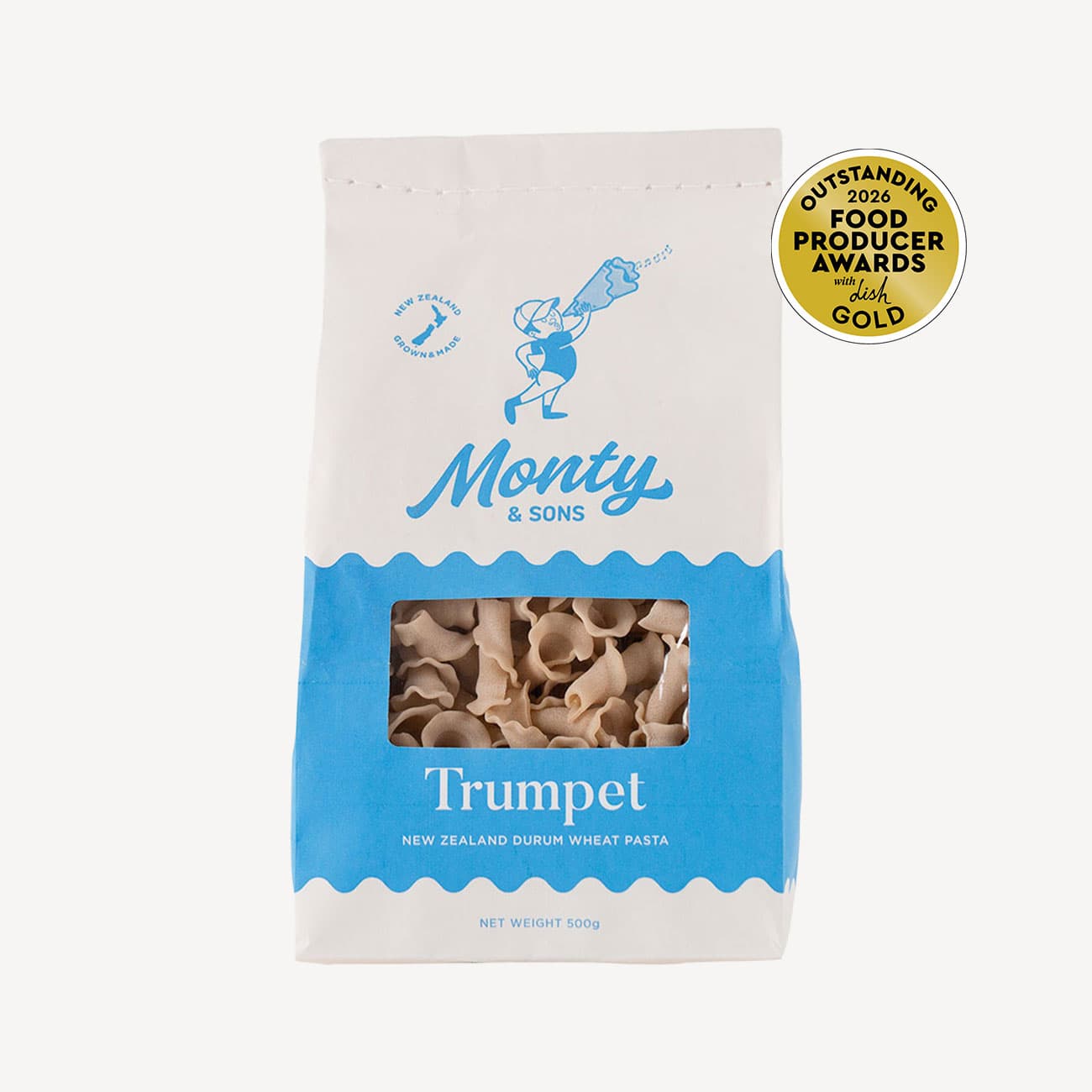 Monty & Sons Trumpet Pasta 450g To 500g