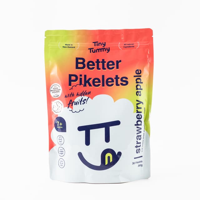 Tiny Tummy Better Pikelets Strawberry Apple 360g
