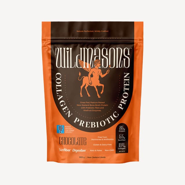 Wild Masons Chocolate Collagen Prebiotic Protein Powder 600g