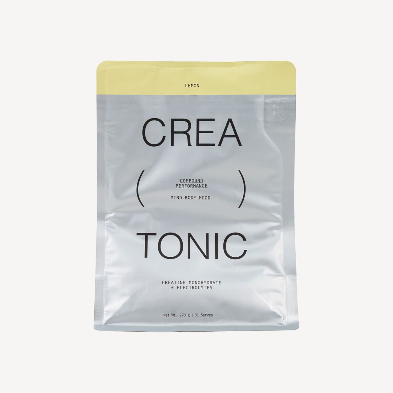 Creatonic Creatine Lemon Pouch 270g