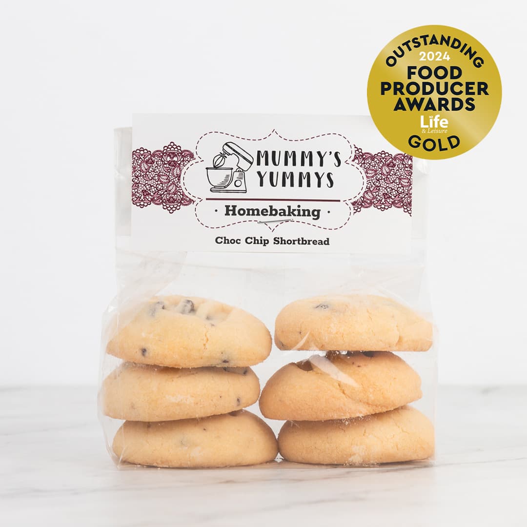 Mummys Yummys Choc Chip Shortbread 180g