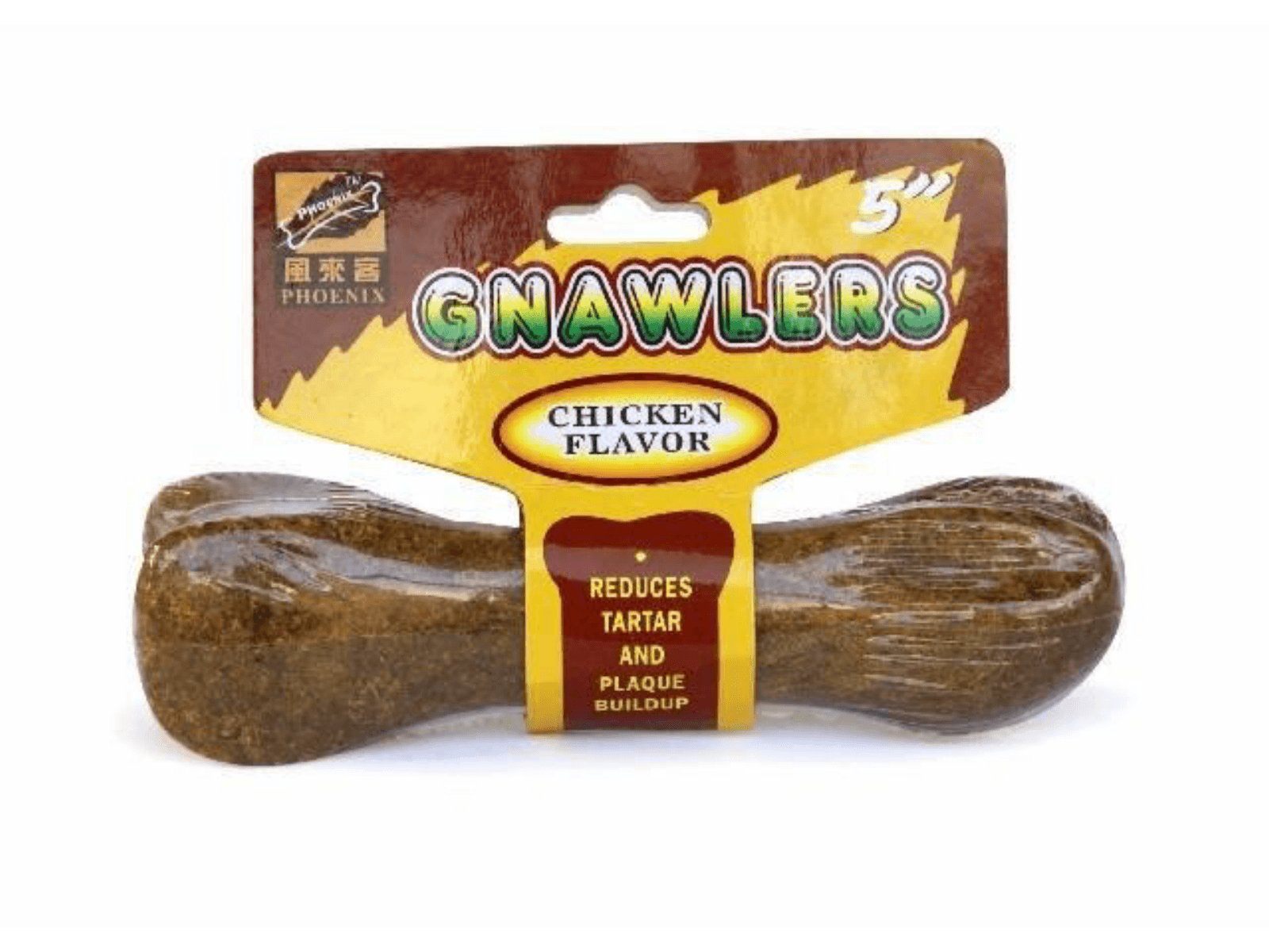Gnawlers Chicken Bone Dog Treat 5 inch