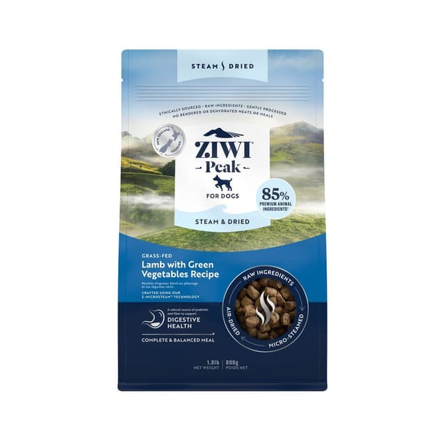 Ziwi Peak Steam & Dried Lamb Dog Food 800g