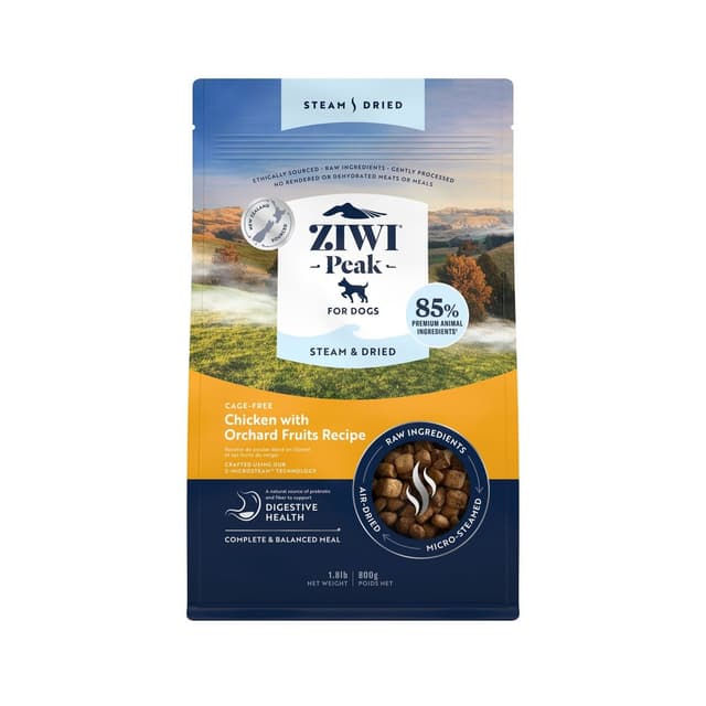Ziwi Peak Steam & Dried Chicken Dog Food 800g
