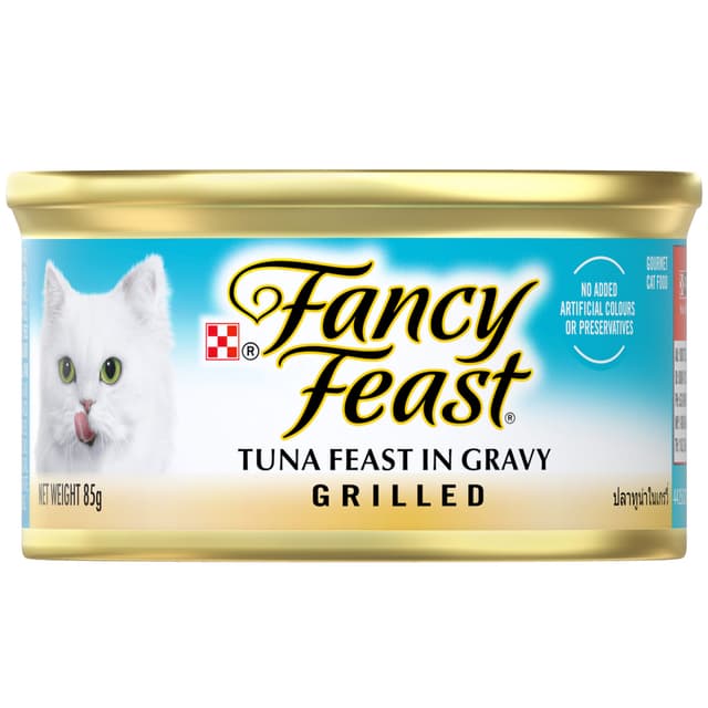 Fancy Feast Grilled Tuna Feast in Gravy Cat Food 85g