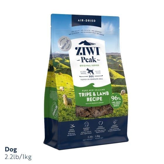 Ziwi Peak Air Dried Tripe & Lamb Dog Food 1kg