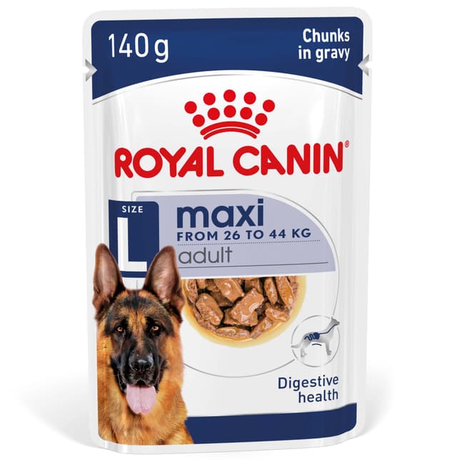 Royal Canin Maxi Gravy Wet Dog Food 140g