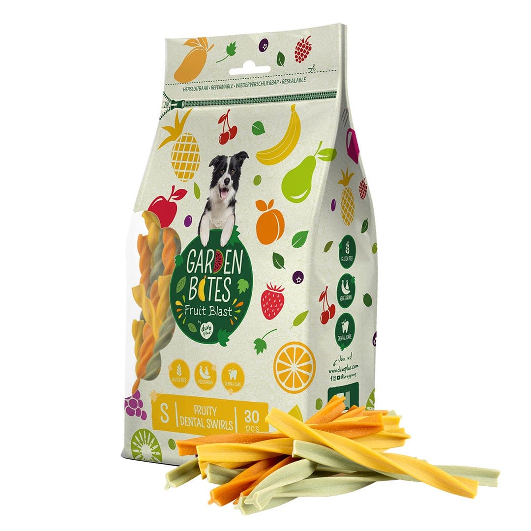 Garden Bites Dog Treat Fruity Dent Swirl 13cm 30pc 230g