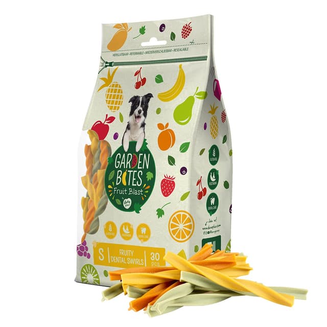 Garden Bites Dog Treat Fruity Dent Swirl 13cm 30pc 230g