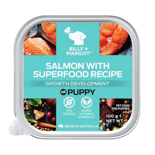 Billy + Margot Salmon & Superfood Wet Puppy Food 100g