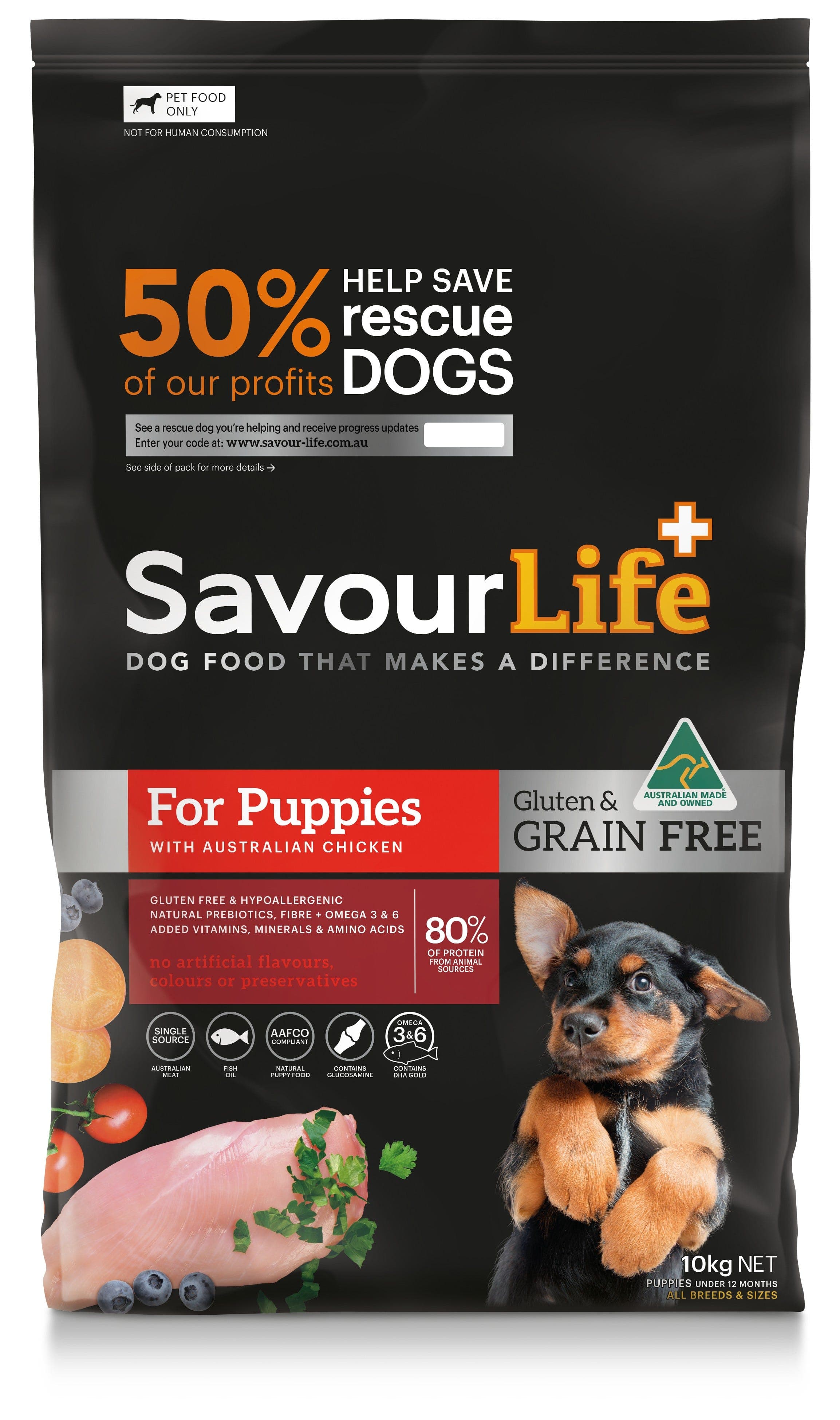 SavourLife Grain Free Puppy Food 10kg
