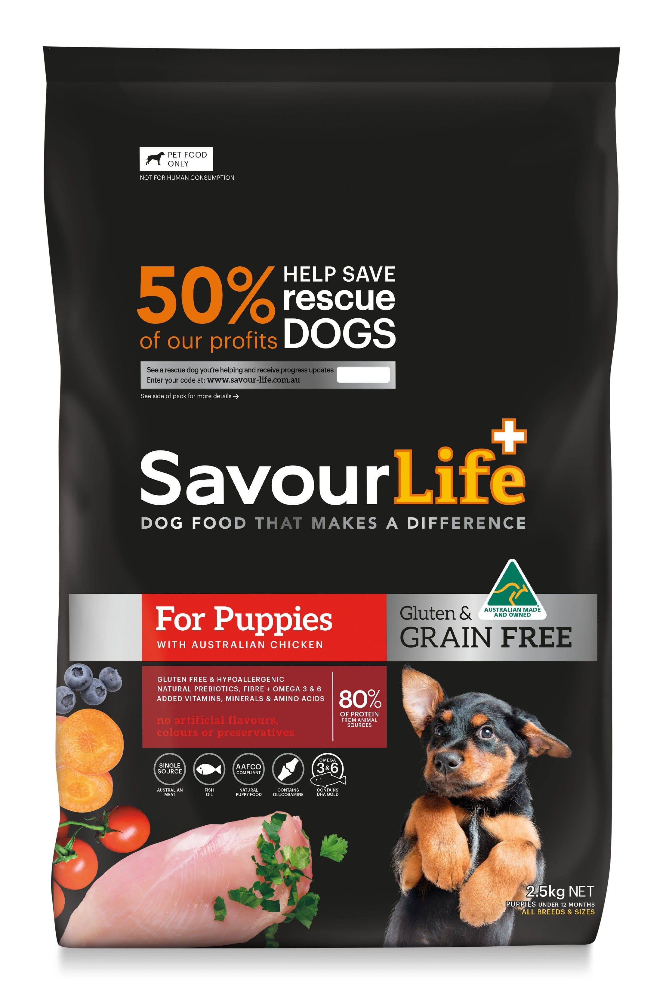 SavourLife Grain Free Puppy Food 2.5kg
