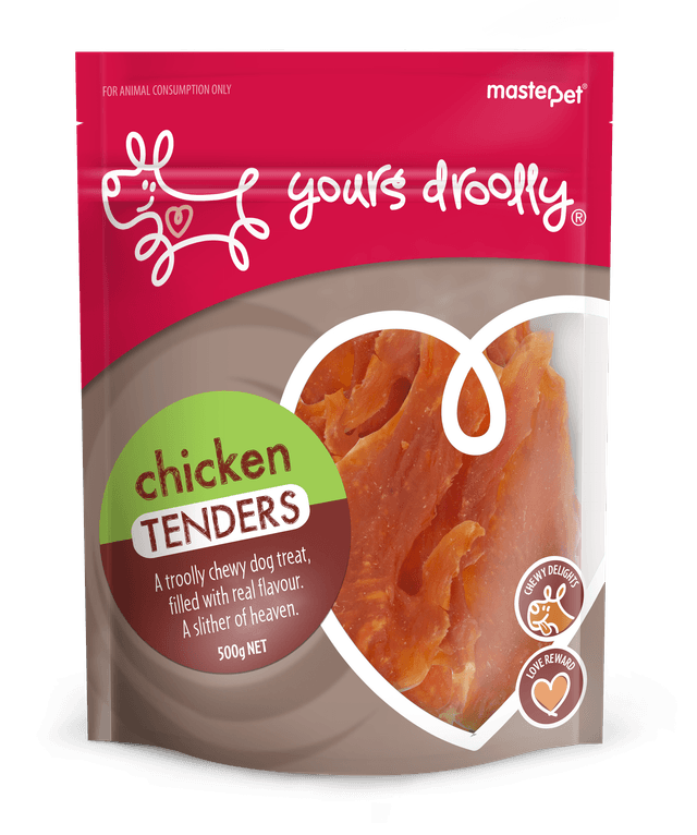 Yours Droolly Chicken Tenders Dog Treats 500g