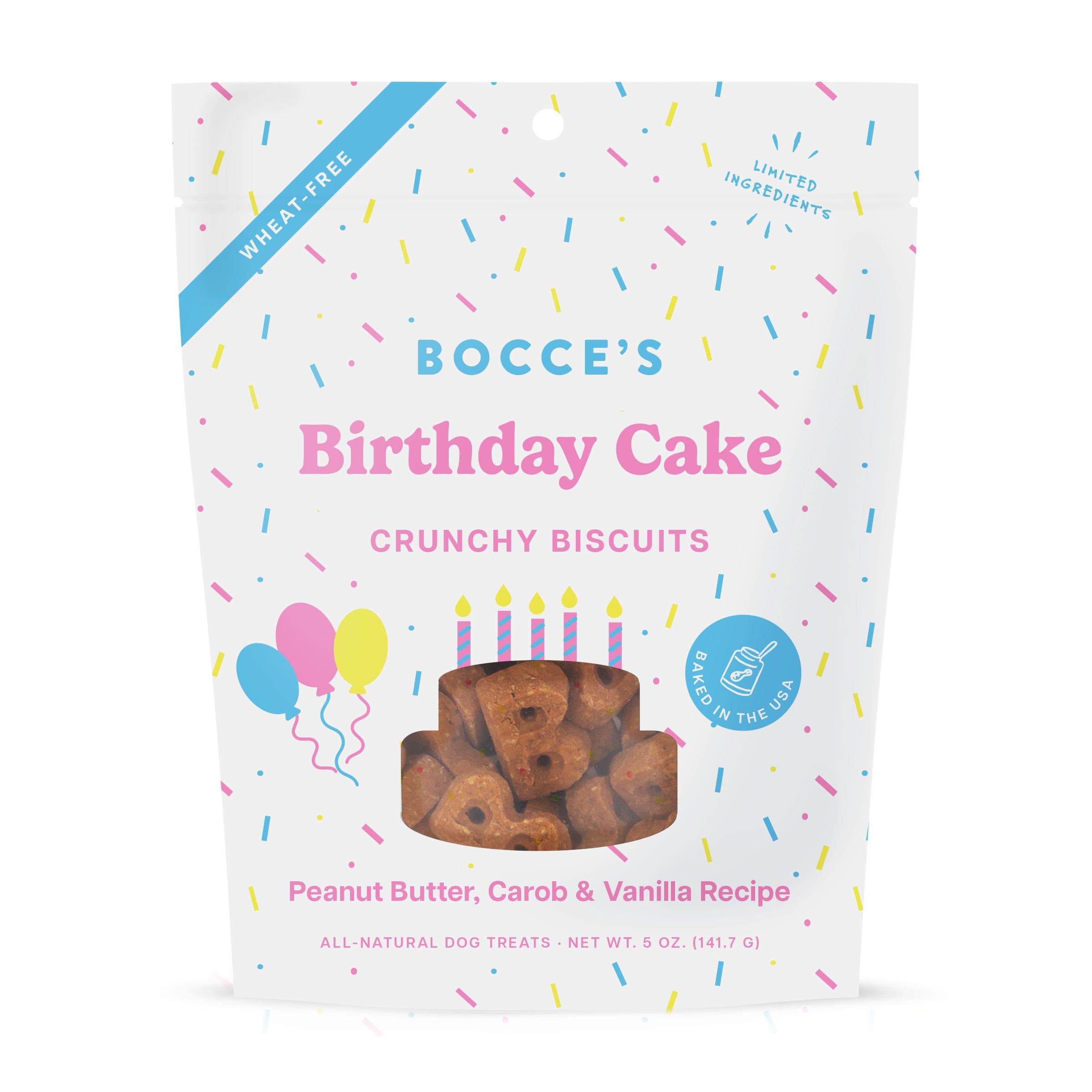 Bocces Dog Treat Birthday Cake Biscuits 141.7g