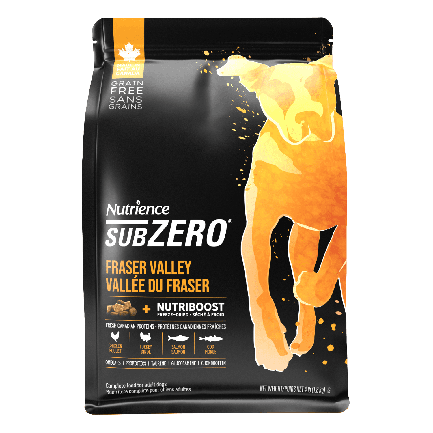 Nutrience Dog SubZero Fraser Valley 1.8kg