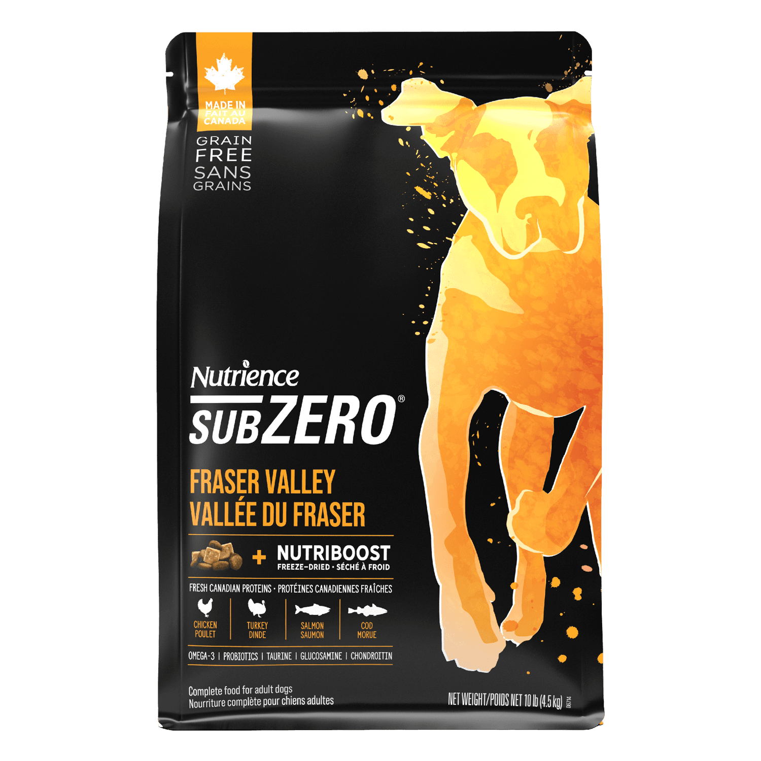 Nutrience Dog SubZero Fraser Valley 4.5kg