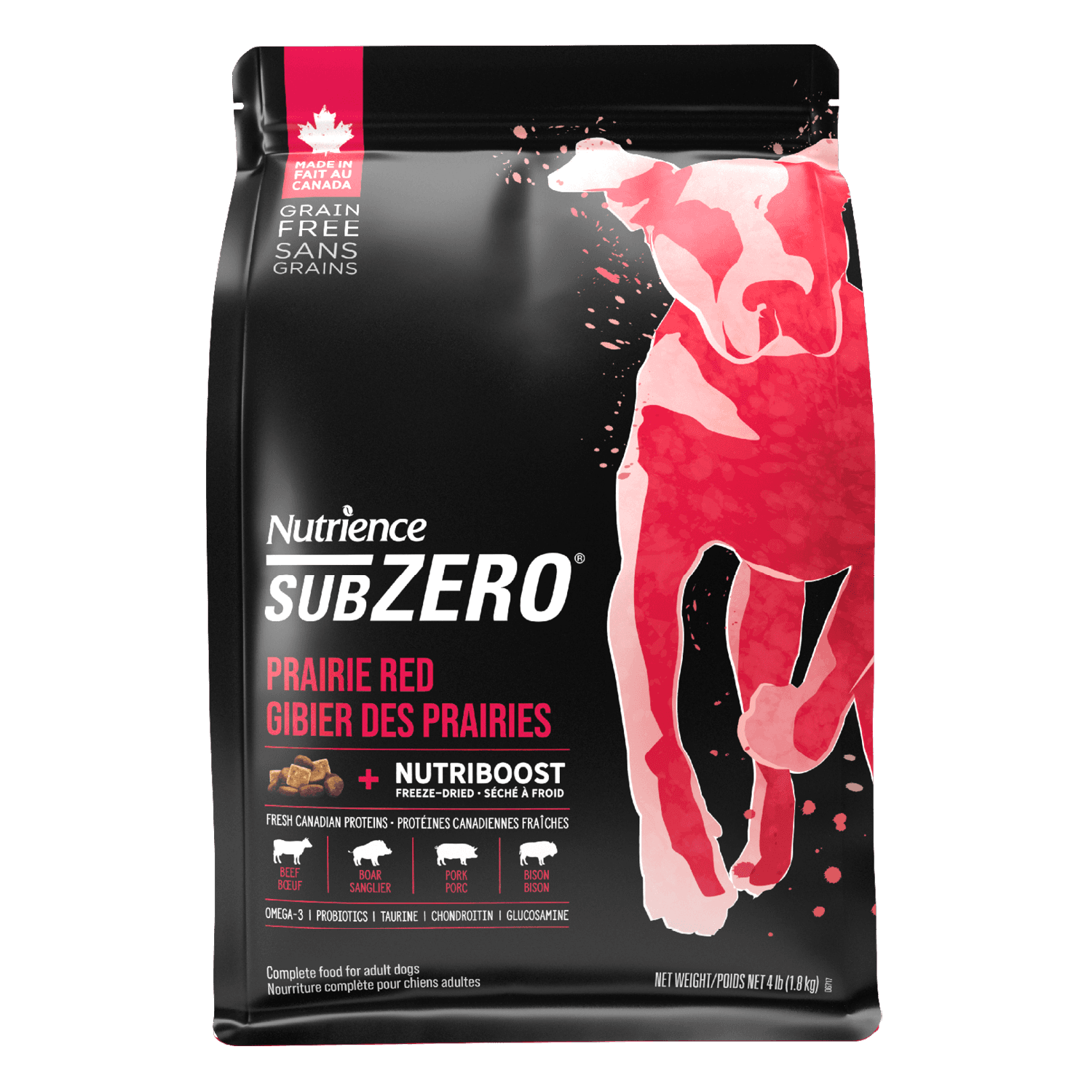 Nutrience Dog SubZero Prairie Red 1.8kg