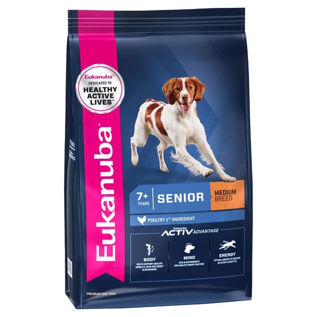 Eukanuba Medium Breed Senior Dry Dog Food 15kg