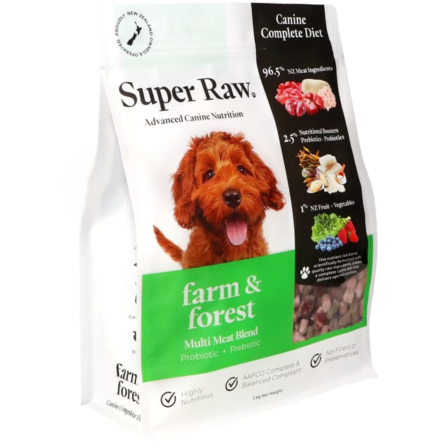 Super Raw Dog Farm & Forest Frozen Food 3kg