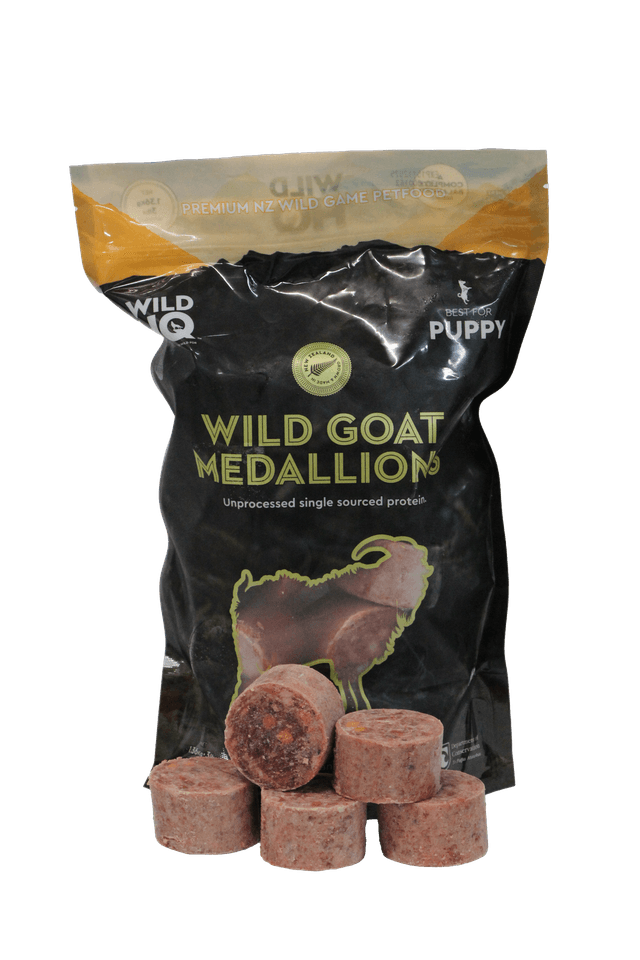 Wild HQ Goat Medallions Frozen Puppy Food 1.36kg