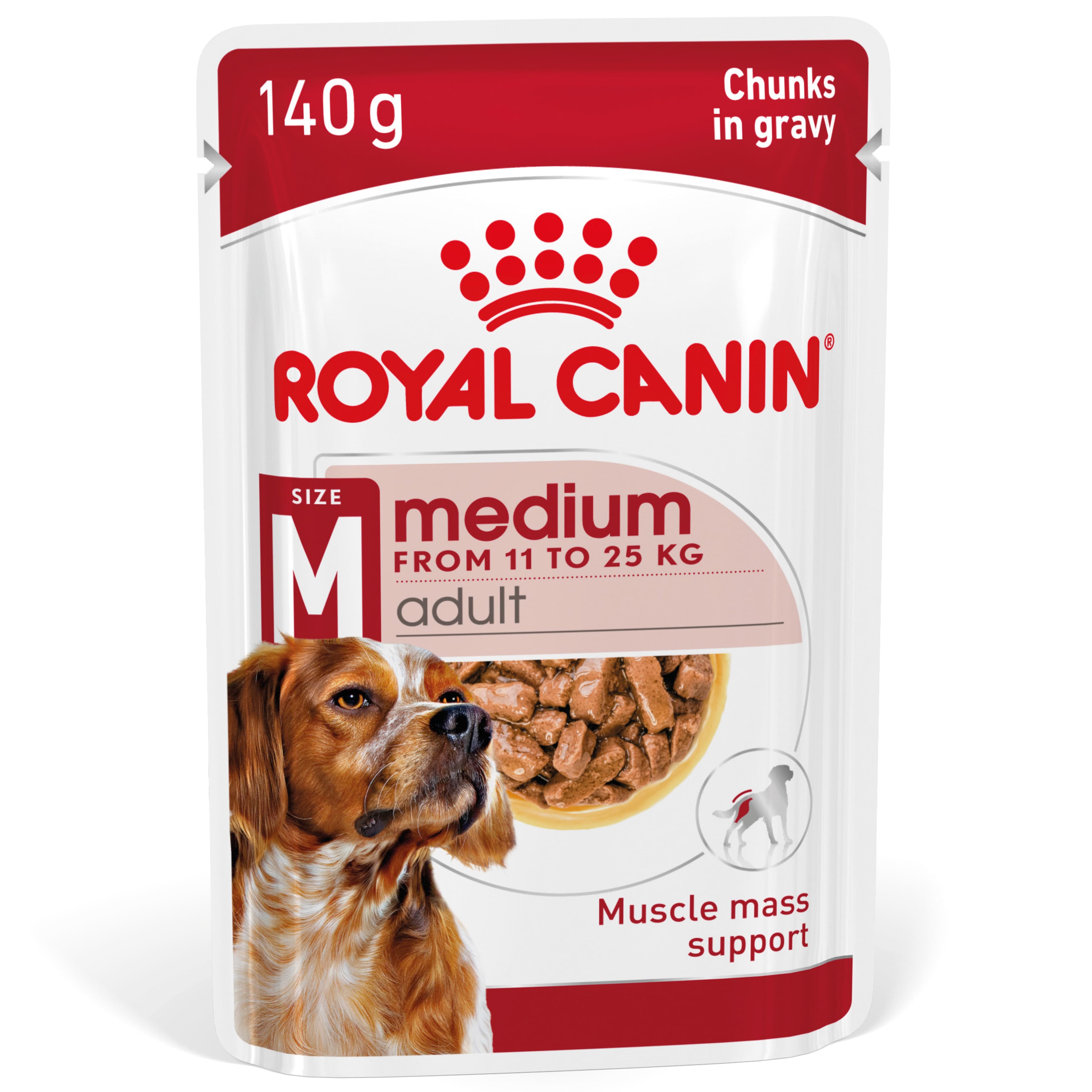 Royal Canin Medium Gravy Wet Dog Food 140g