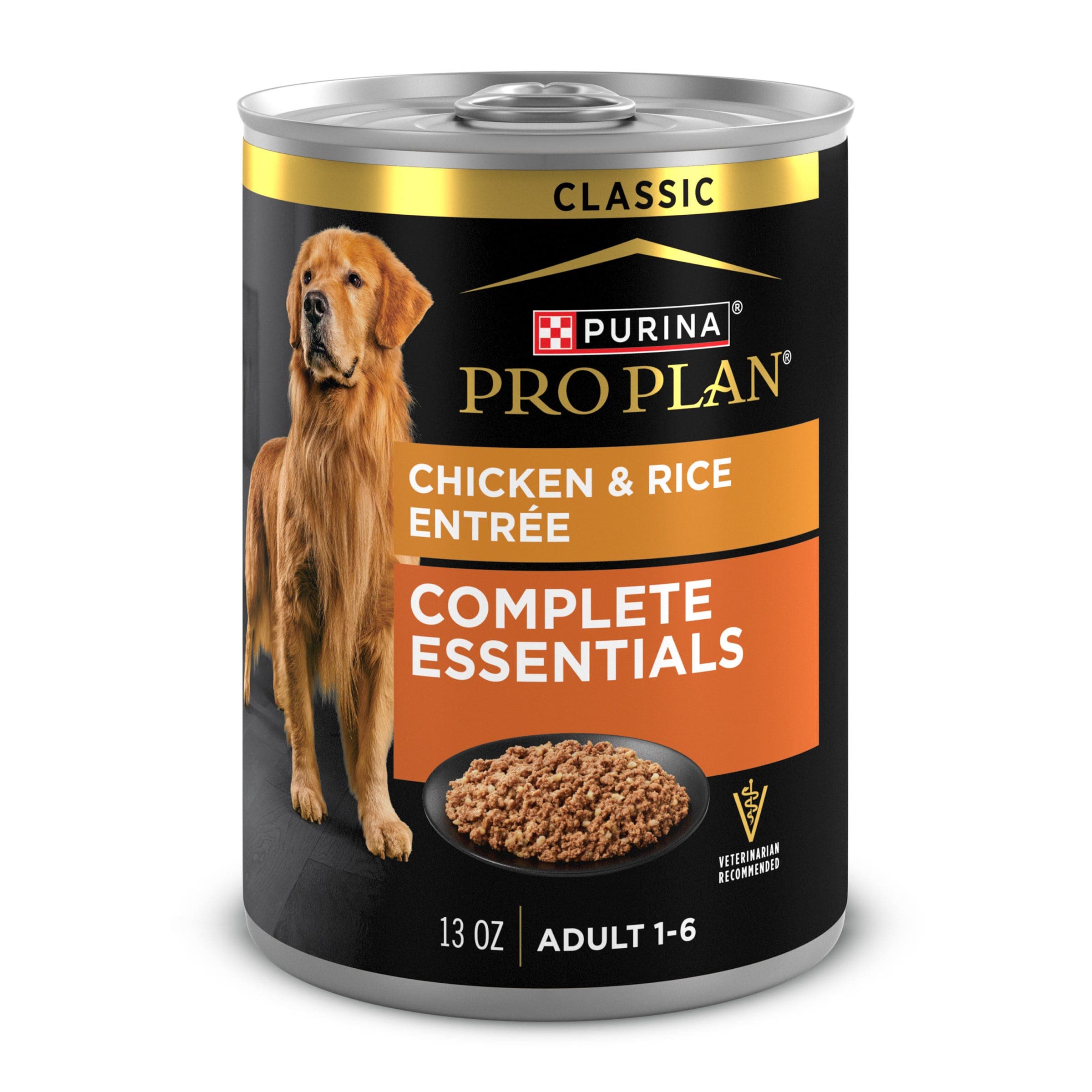 Pro Plan Adult Dog Chicken and Rice Entree Wet Food 368g