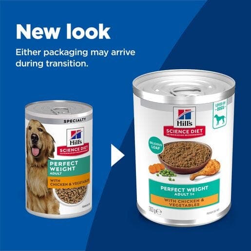 Hill's Science Diet Perfect Weight Canned Dog Food 363g