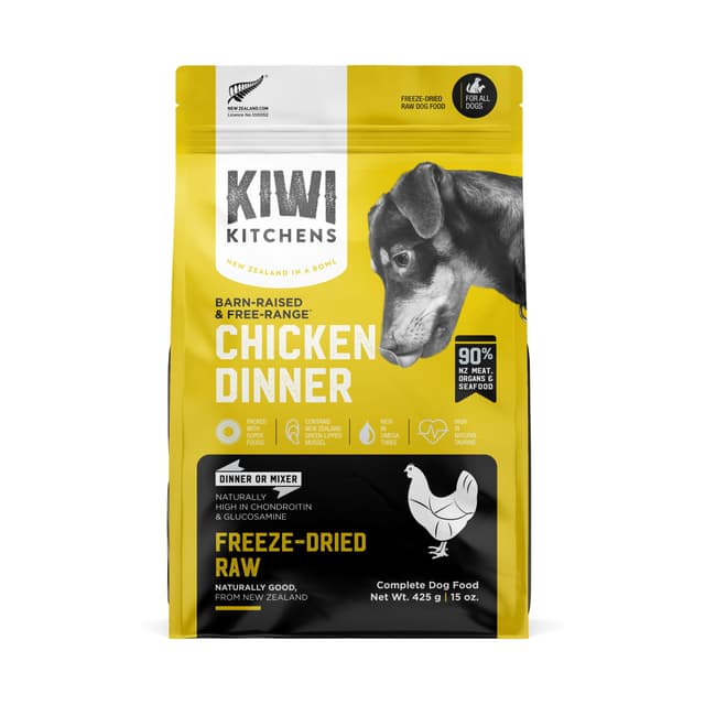 Kiwi Kitchens Freeze Dried Chicken Dog Food 425g