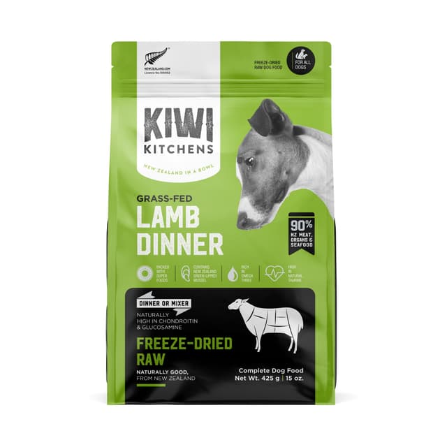 Kiwi Kitchens Freeze Dried Lamb Dog Food 425g