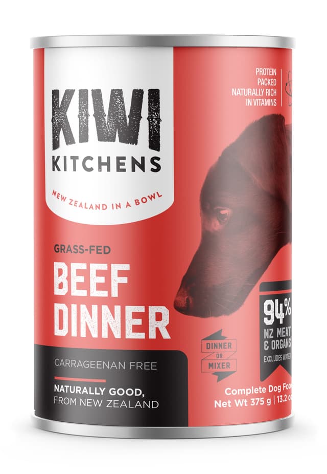 Kiwi Kitchens Beef Wet Dog Food 375g