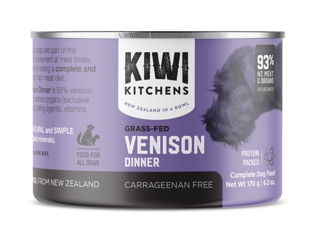 Kiwi Kitchens Venison Wet Dog Food 170g