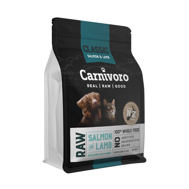 Carnivoro Classic Salmon & Lamb Frozen Cat & Dog Food 3kg