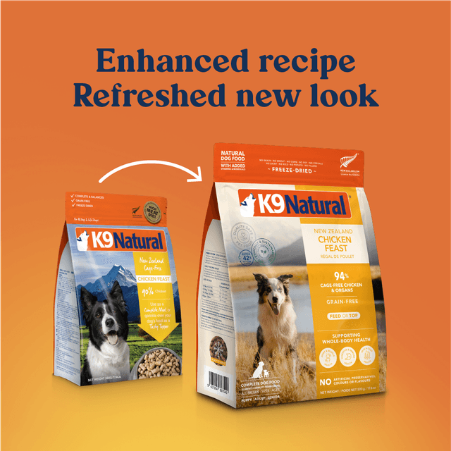K9 Natural Freeze Dried Chicken Dog Food 500g