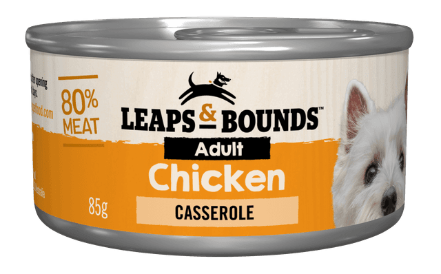 Leaps & Bounds Dog Adult Chicken Casserole 12x85g