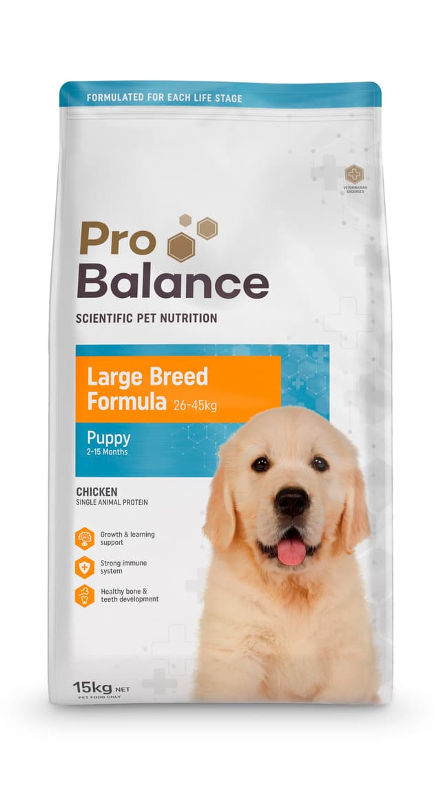 ProBalance Large Breed Chicken Puppy Food 15kg