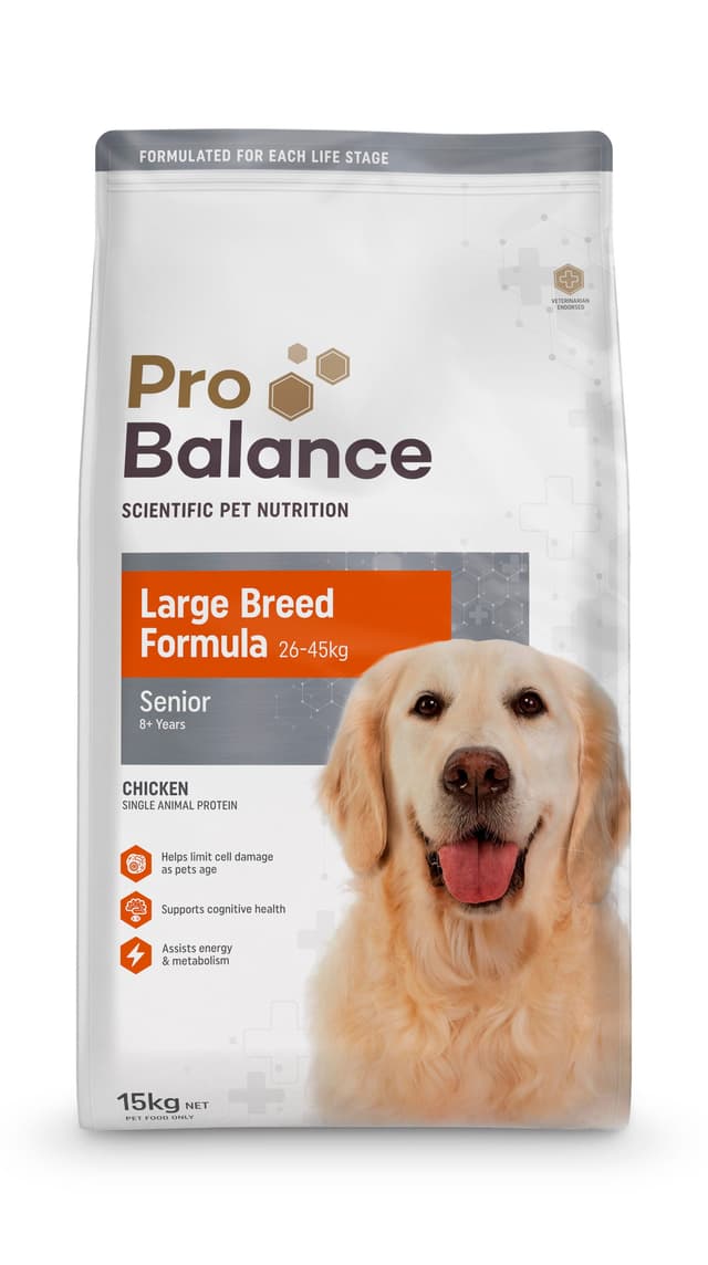 ProBalance Senior Large Breed Chicken Dog Food 15kg