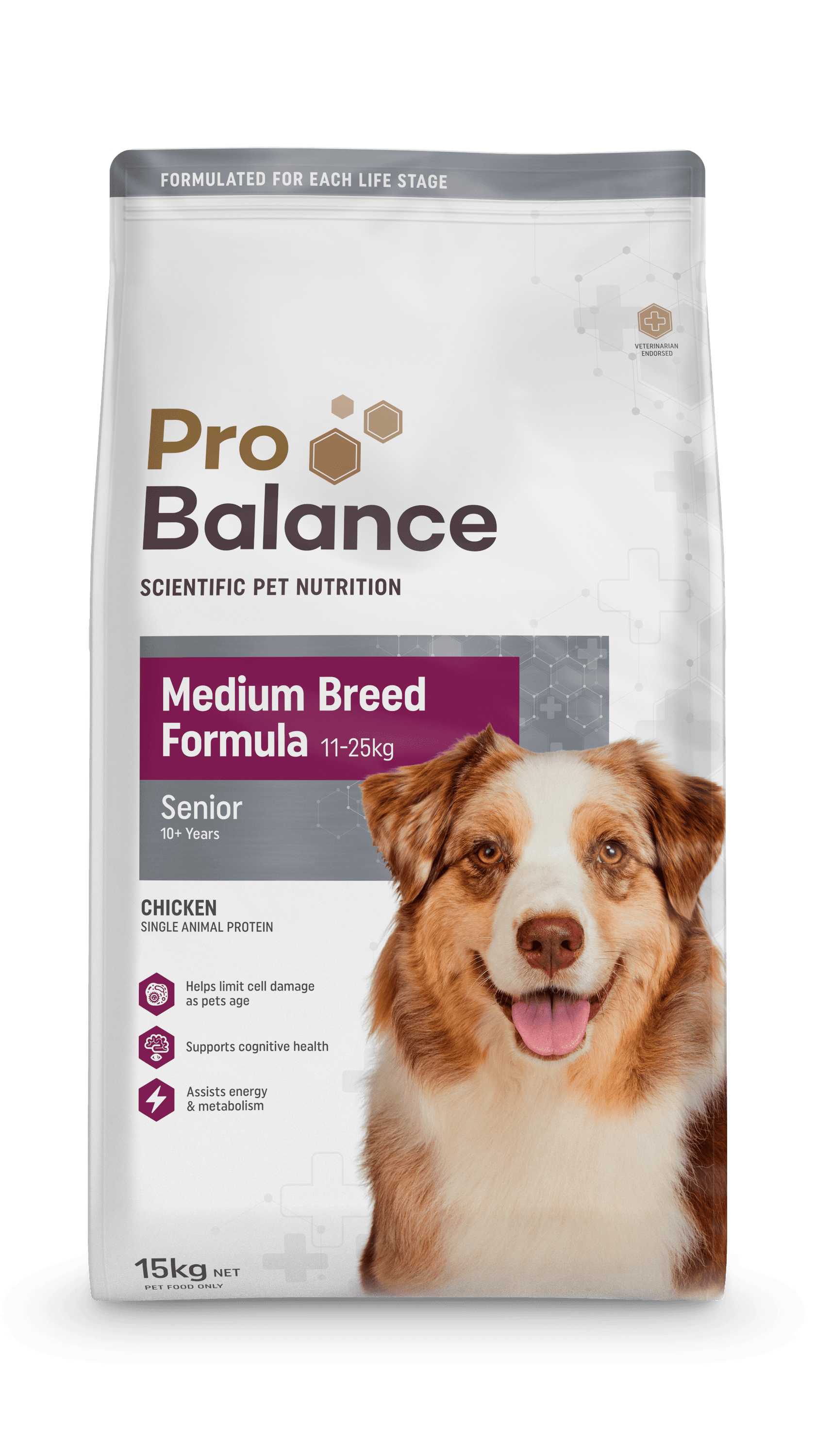 ProBalance Senior Medium Breed Chicken Dog Food 15kg