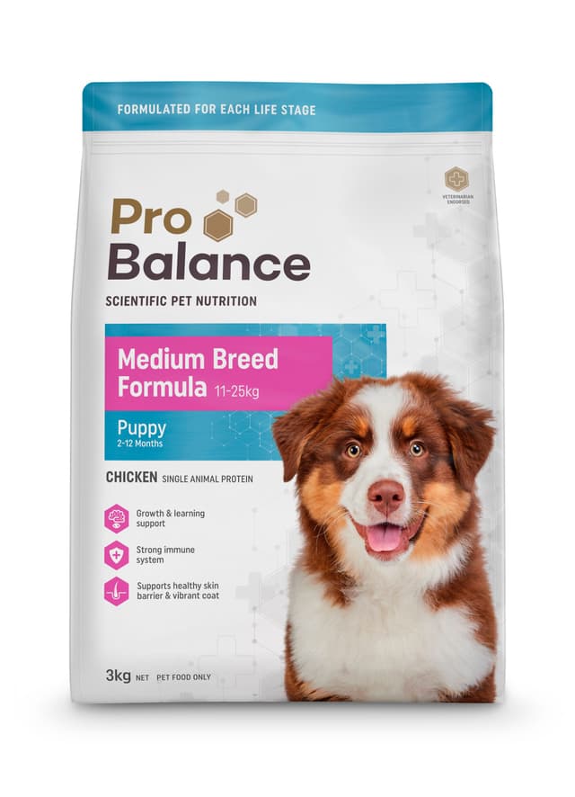 ProBalance Medium Breed Chicken Puppy Food 3kg