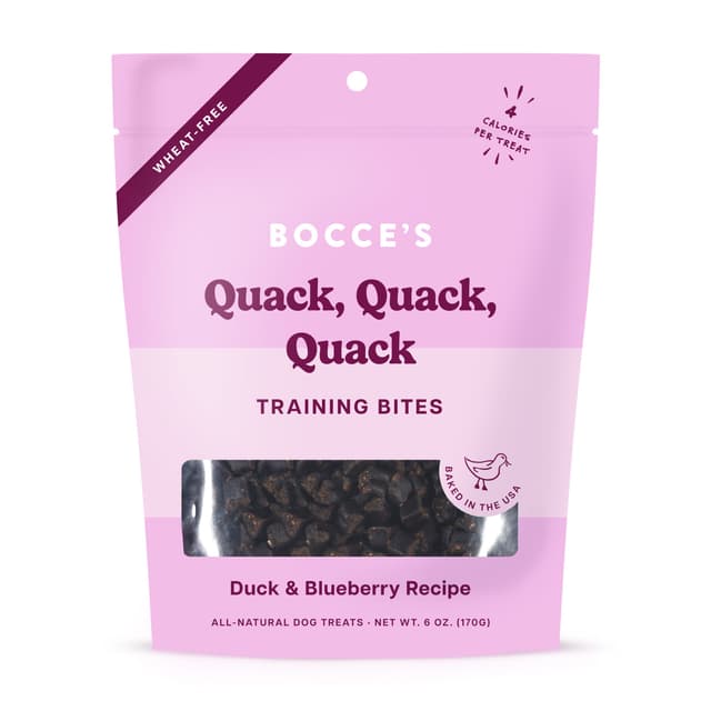 Bocces Dog Treat Quack Training Bites 170g