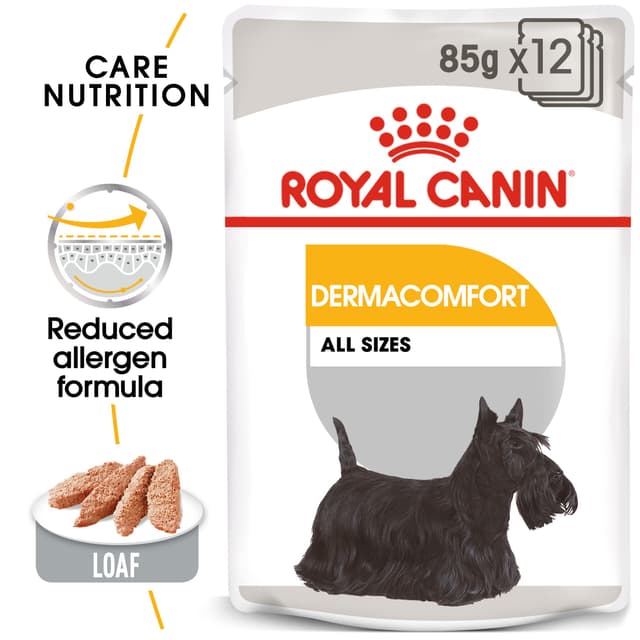 Royal Canin Dermacomfort Loaf Wet Dog Food 85g