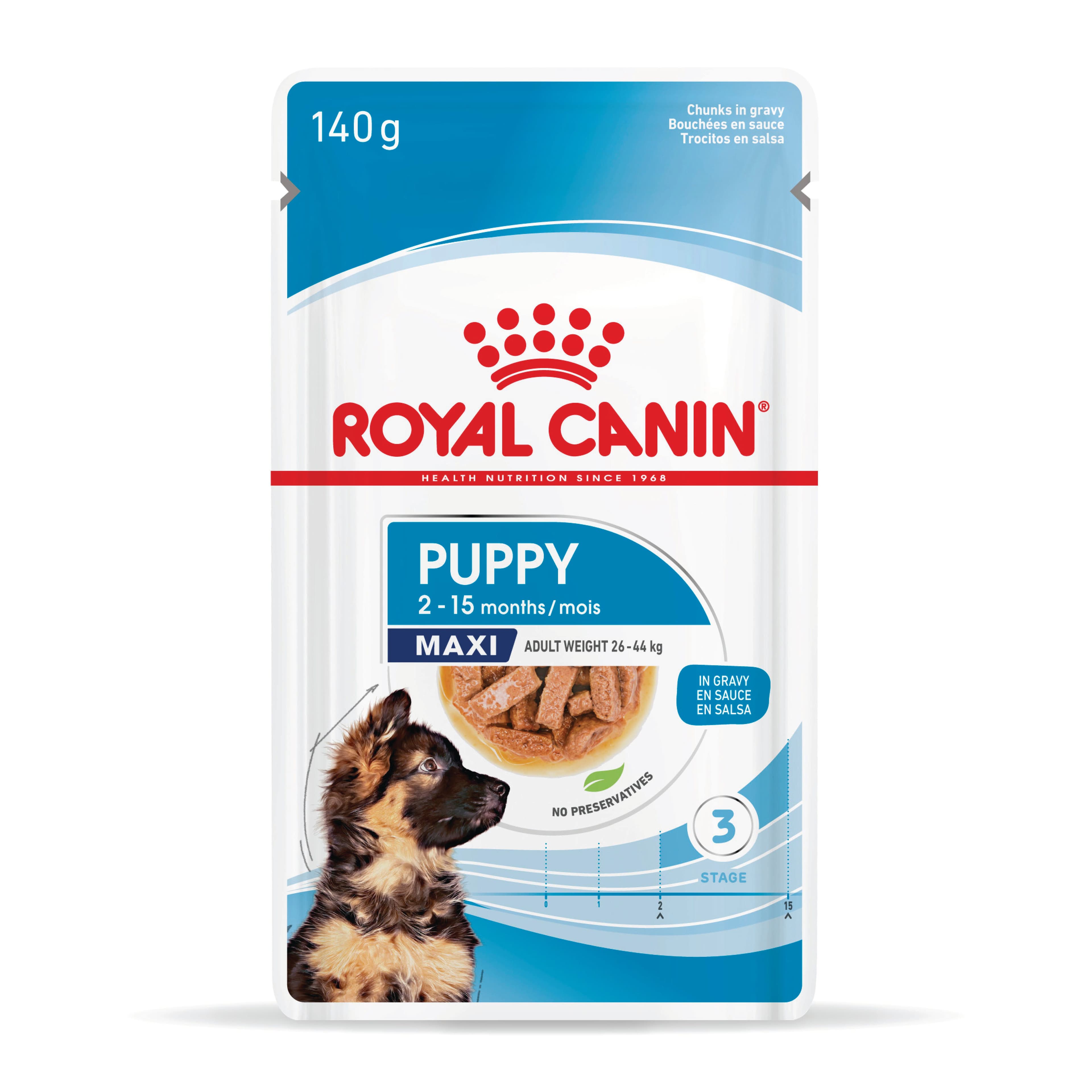 Royal Canin Maxi Gravy Wet Puppy Food 140g