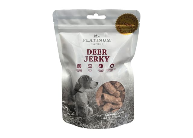 Platinum Ranch Deer Jerky Dog Treat 90g