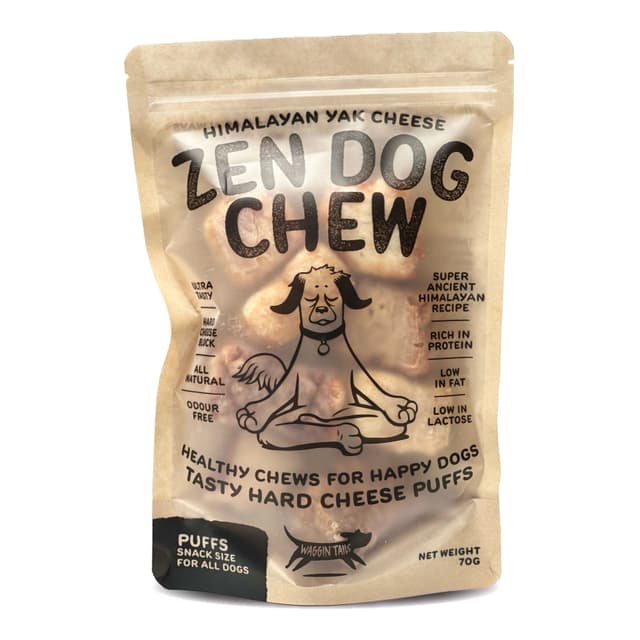 Waggin Tails Zen Dog Treat Chew Puffs 70g