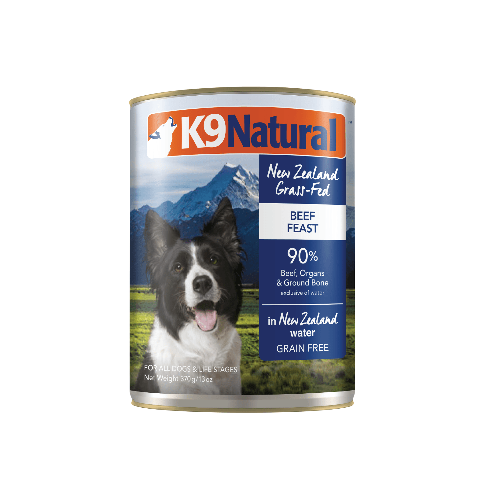 K9 Natural Beef Canned Dog Food 370g