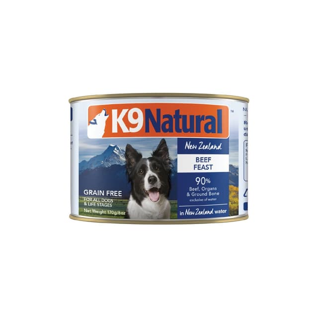 K9 Natural Beef Canned Dog Food 170g