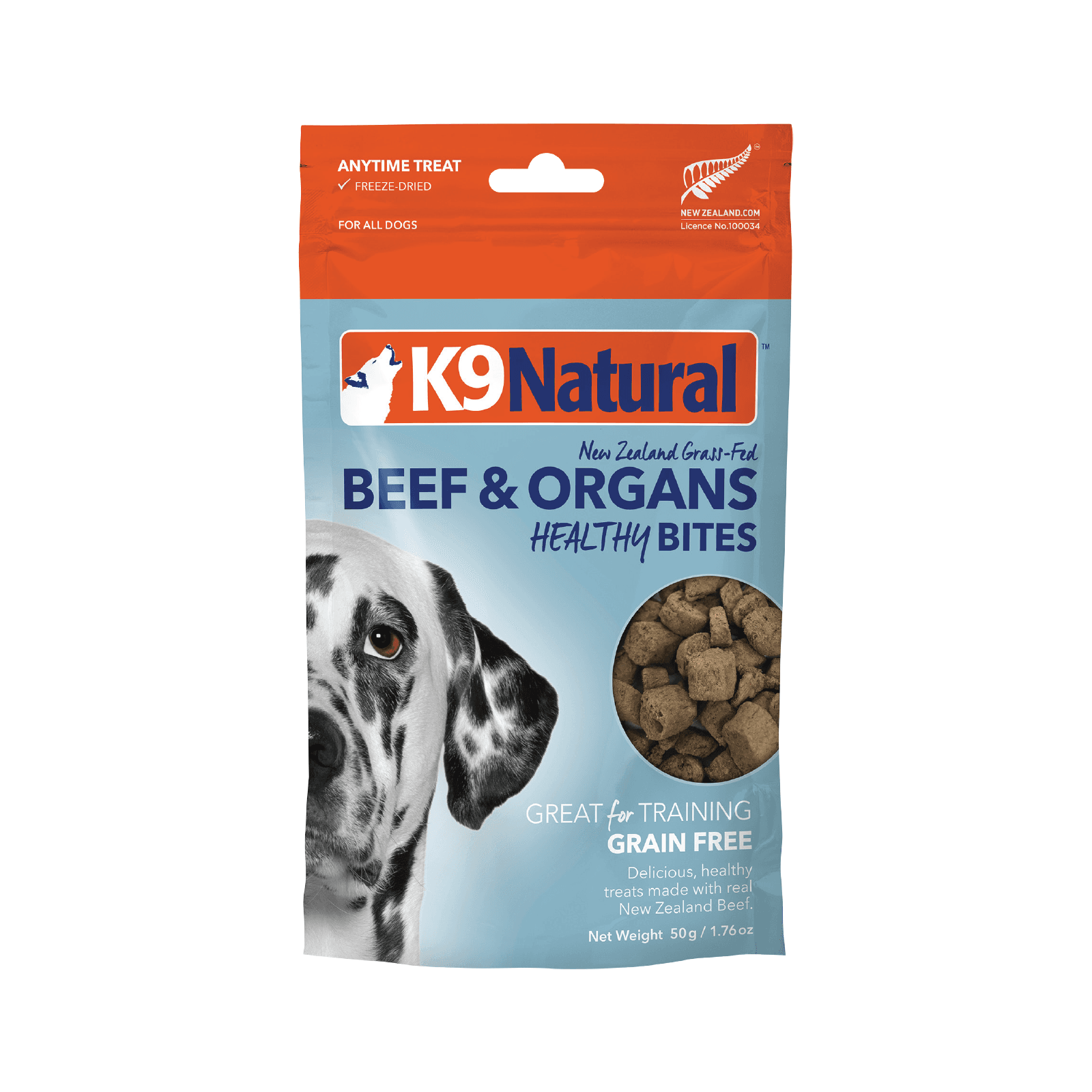 K9 Natural NZ Beef Healthy Bites Dog Treats 50g