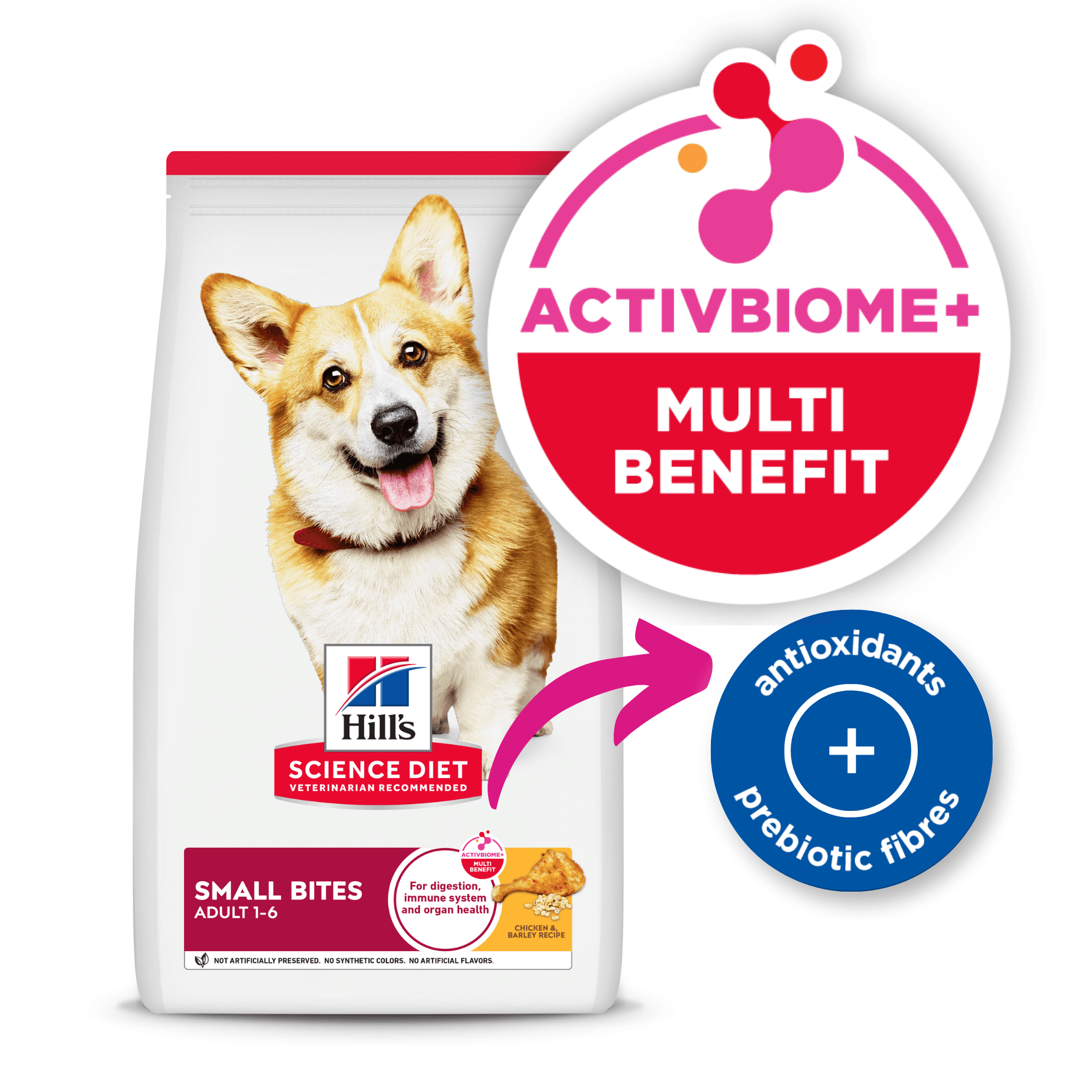 Hill's Science Diet Adult Small Bites Dog Food 2kg